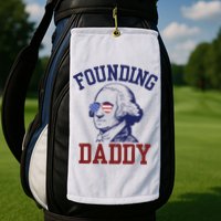 Founding Daddy George Washington Golf Towel