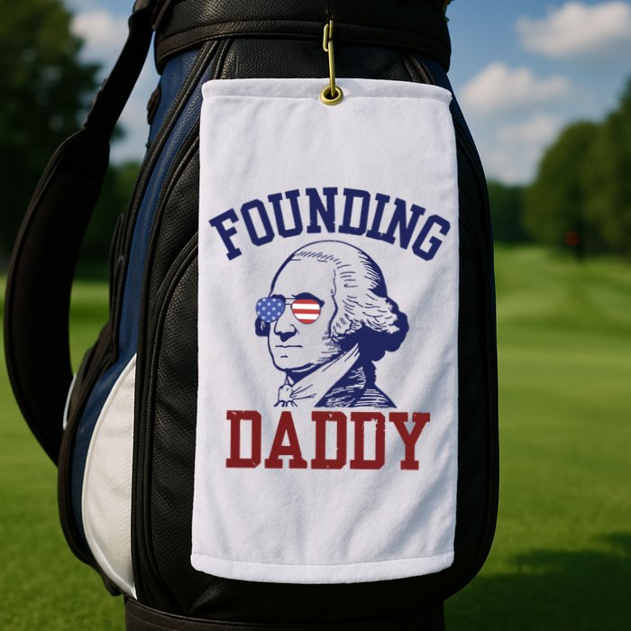 Founding Daddy George Washington Golf Towel