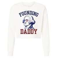 Founding Daddy George Washington Cropped Pullover Crew