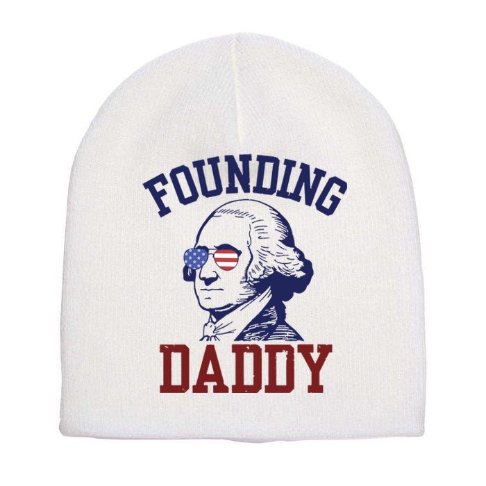 Founding Daddy George Washington Short Acrylic Beanie