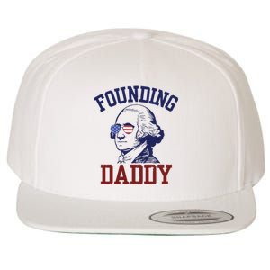 Founding Daddy George Washington Wool Snapback Cap