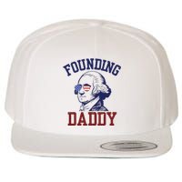 Founding Daddy George Washington Wool Snapback Cap