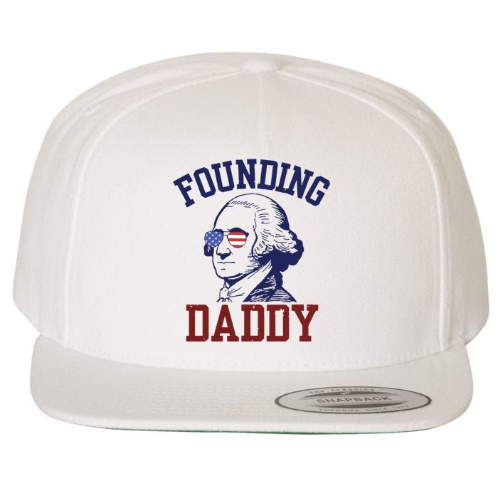 Founding Daddy George Washington Wool Snapback Cap