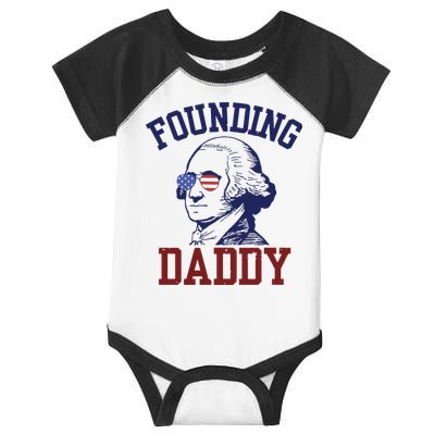 Founding Daddy George Washington Infant Baby Jersey Bodysuit