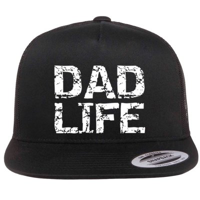 FatherS Day Gift For New Dads From Distressed Dad Life Gift Flatbill Hat