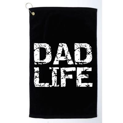 FatherS Day Gift For New Dads From Distressed Dad Life Gift Golf Towel