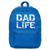 FatherS Day Gift For New Dads From Distressed Dad Life Gift 16 in Basic Backpack
