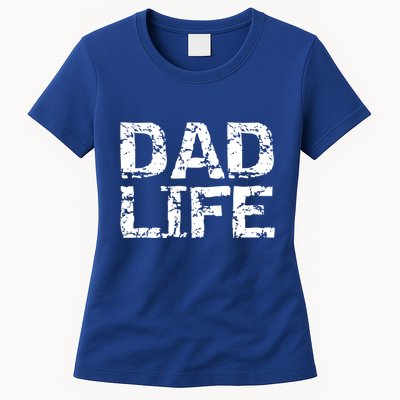 FatherS Day Gift For New Dads From Distressed Dad Life Gift Womens T-Shirt