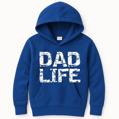 FatherS Day Gift For New Dads From Distressed Dad Life Gift Kids Hoodie