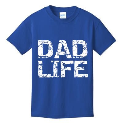 FatherS Day Gift For New Dads From Distressed Dad Life Gift Kids T-Shirt