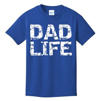 FatherS Day Gift For New Dads From Distressed Dad Life Gift Kids T-Shirt