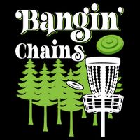 Funny Disc Golf Player Saying I Bangin' Chains Impact Tech Backpack