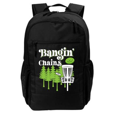 Funny Disc Golf Player Saying I Bangin' Chains Backpack