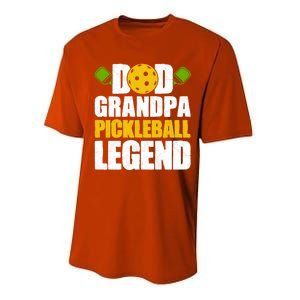 Fathers Day Grandpa Pickleball Dad Grandpa Pickleball Legend Meaningful Gift Performance Sprint T-Shirt