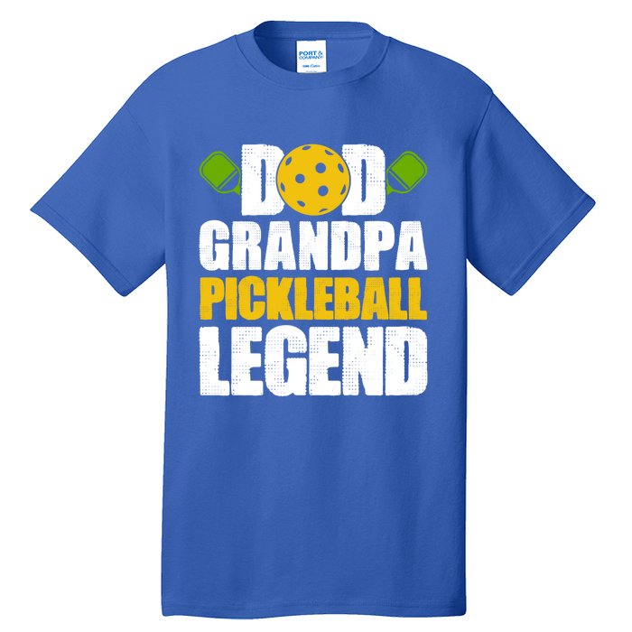 Fathers Day Grandpa Pickleball Dad Grandpa Pickleball Legend Meaningful Gift Tall T-Shirt