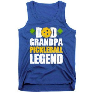 Fathers Day Grandpa Pickleball Dad Grandpa Pickleball Legend Meaningful Gift Tank Top