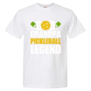 Fathers Day Grandpa Pickleball Dad Grandpa Pickleball Legend Meaningful Gift Garment-Dyed Heavyweight T-Shirt