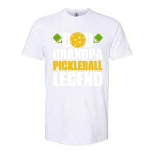 Fathers Day Grandpa Pickleball Dad Grandpa Pickleball Legend Meaningful Gift Softstyle CVC T-Shirt