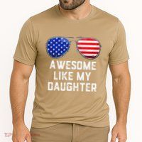 Fathers Day Gift Funny Dads Awesome Like My Daughter Performance Shirt