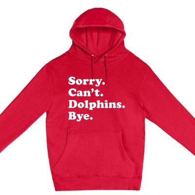 Funny Dolphin Gift For Or Premium Pullover Hoodie