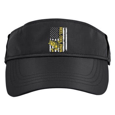 Fathers Day Gifts Funny Fishing Reel Cool Papa Dad Joke (1) Adult Drive Performance Visor