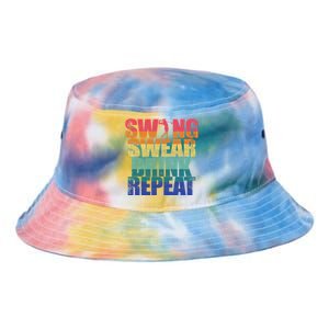 Father's Day Golfer Dad Funny Golf Outing Gift For Dad Tie Dye Newport Bucket Hat