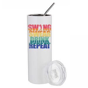 Father's Day Golfer Dad Funny Golf Outing Gift For Dad Stainless Steel Tumbler