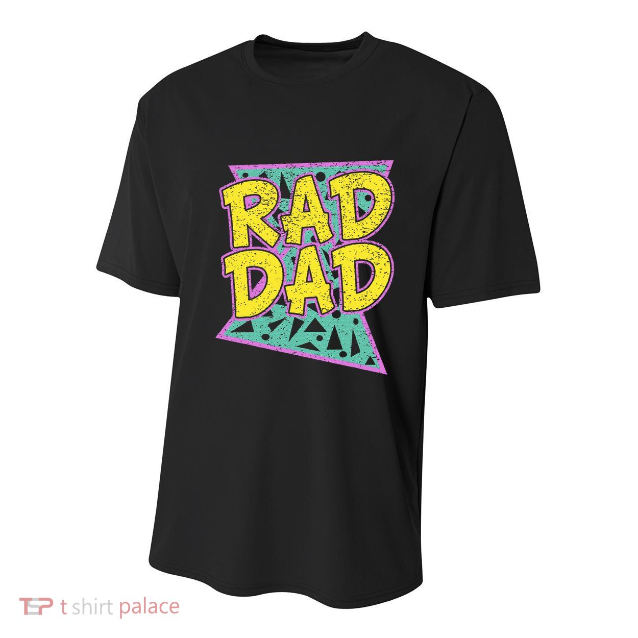 Fathers Day Gift For Daddy Rad Dad Youth Performance Sprint T-Shirt