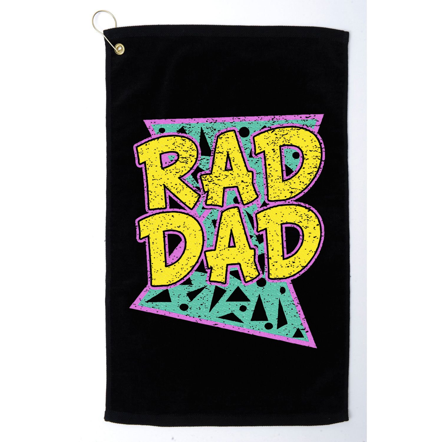 Fathers Day Gift For Daddy Rad Dad Golf Towel