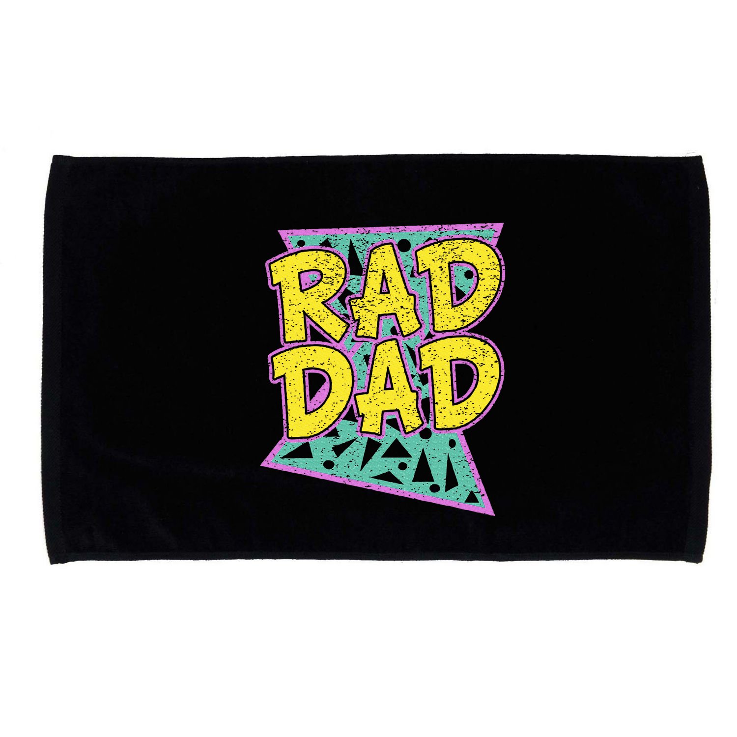 Fathers Day Gift For Daddy Rad Dad Microfiber Hand Towel