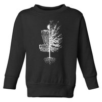 Funny Disc Golf Basket Tree Frisbee Golf Course Toddler Sweatshirt