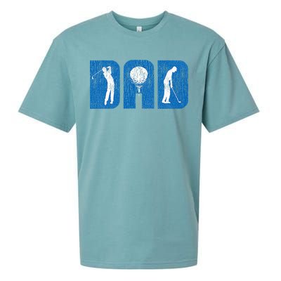 Fathers Day Gifts From Daughter Golf For Golfers Dad Golf Sueded Cloud Jersey T-Shirt