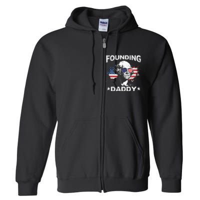 Founding Daddy George Washington Full Zip Hoodie