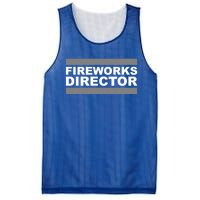 Fireworks Director Gift Mesh Reversible Basketball Jersey Tank