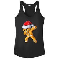 Funny Dabbing Gingerbread Santa Christmas Boys Xmas Cookie Ladies PosiCharge Competitor Racerback Tank