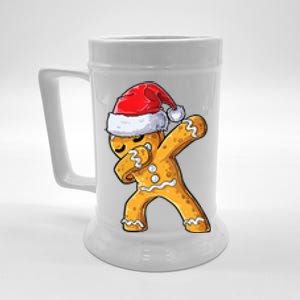 Funny Dabbing Gingerbread Santa Christmas Boys Xmas Cookie Beer Stein