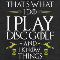 Funny Disc Golf That's What I do I play Disc Golf 7 Panel Mesh Trucker Snapback Hat