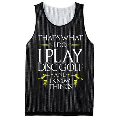 Funny Disc Golf That's What I do I play Disc Golf Mesh Reversible Basketball Jersey Tank