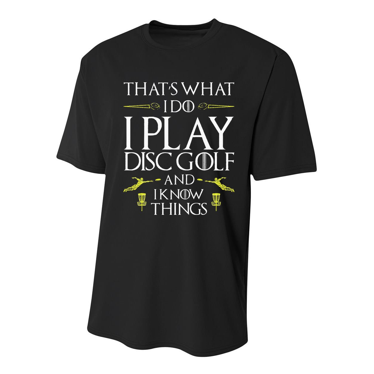 Funny Disc Golf That's What I do I play Disc Golf Youth Performance Sprint T-Shirt