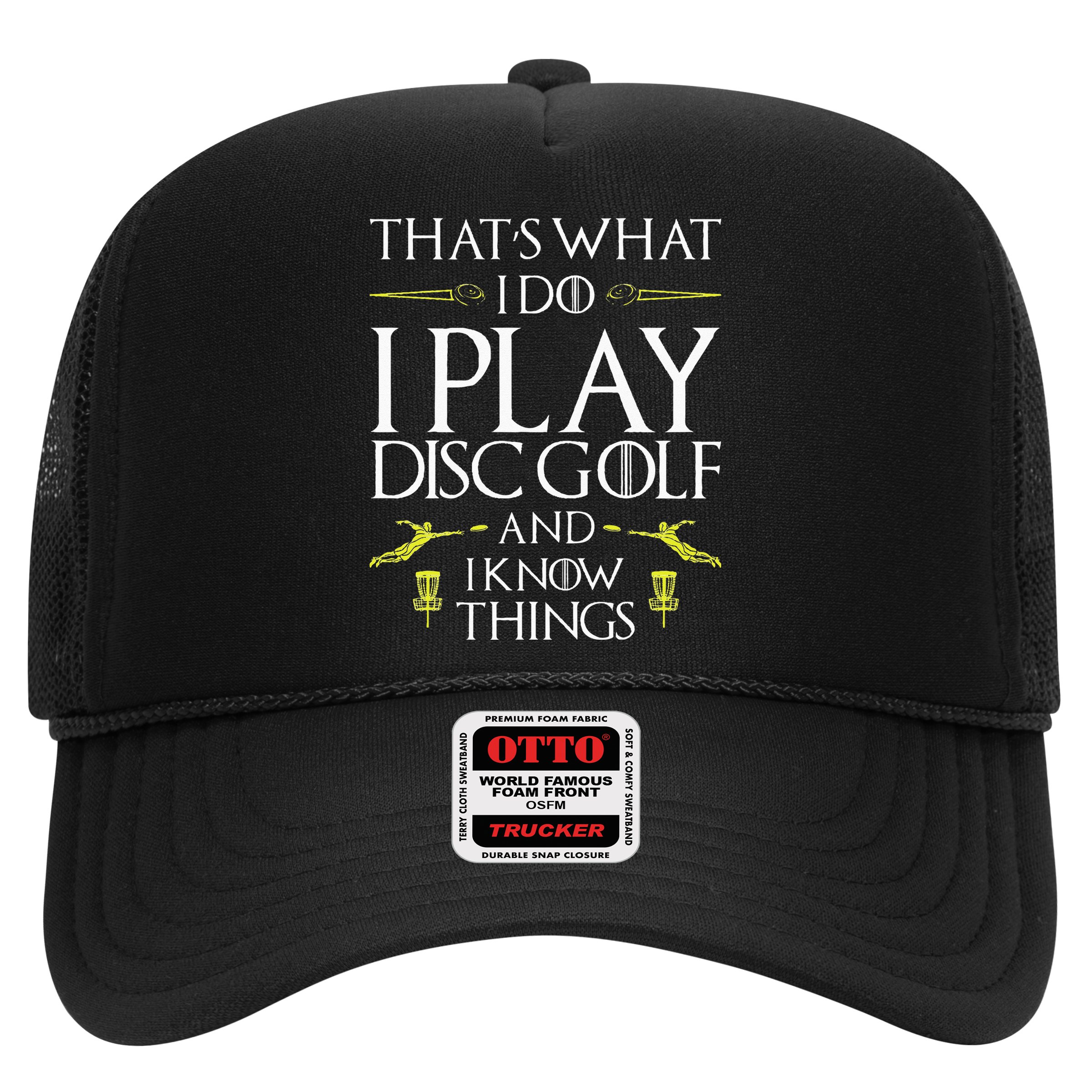 Funny Disc Golf That's What I do I play Disc Golf Hat