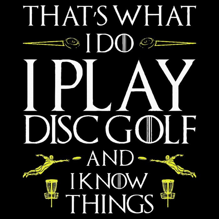 Funny Disc Golf That's What I do I play Disc Golf Women's V-Neck T-Shirt