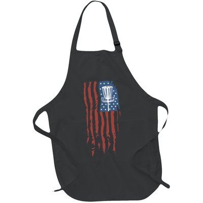 Funny Disc Golf American Flag Disc Frisbee Golf Apron