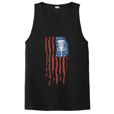 Funny Disc Golf American Flag Disc Frisbee Golf PosiCharge Competitor Tank