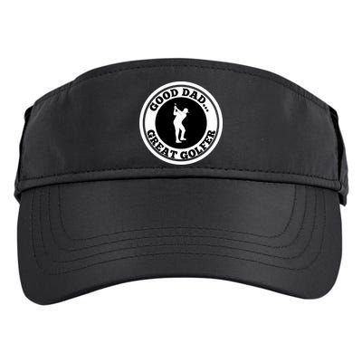 Father's Day Good Dad Great Golfer Gift For Dad Adult Drive Performance Visor