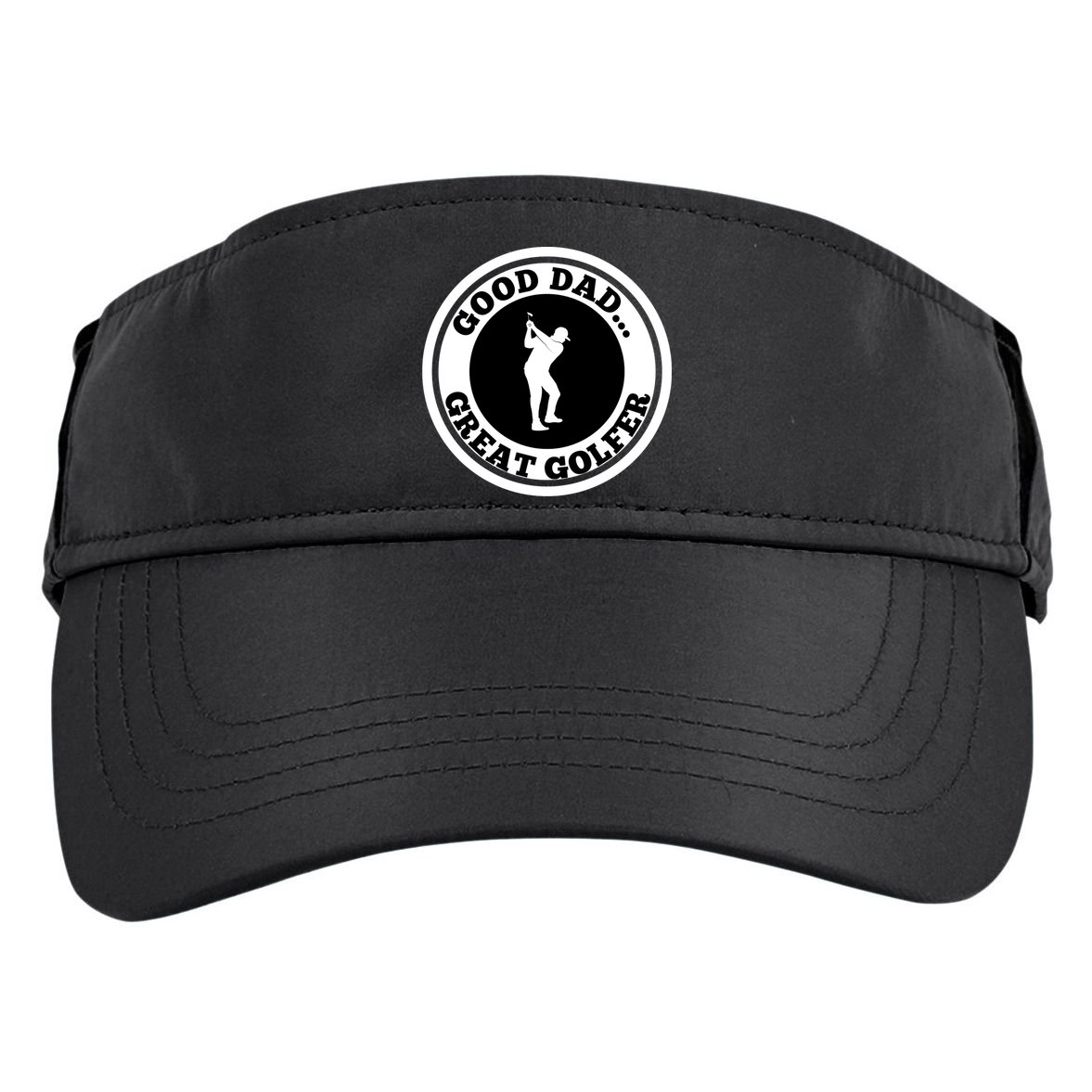 Father's Day Good Dad Great Golfer Gift For Dad Adult Drive Performance Visor
