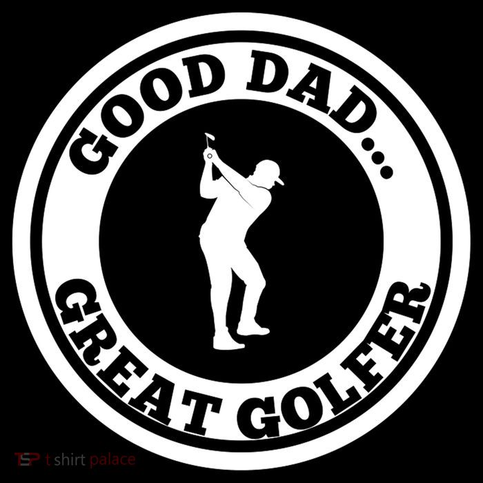 Father's Day Good Dad Great Golfer Gift For Dad 16 in Basic Backpack