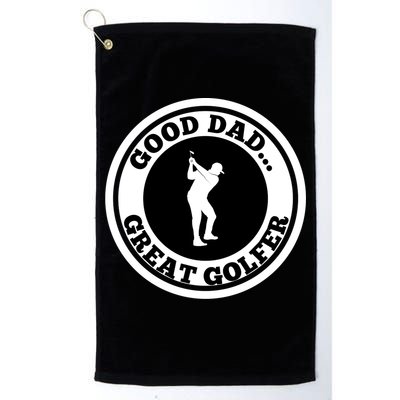 Father's Day Good Dad Great Golfer Gift For Dad Golf Towel