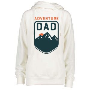 Fathers Day Gift For Dad Adventure Dad Womens Funnel Neck Pullover Hood