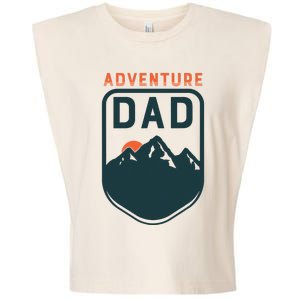 Fathers Day Gift For Dad Adventure Dad Garment-Dyed Women's Muscle Tee