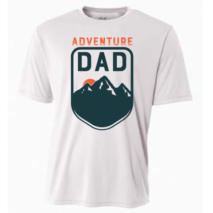 Fathers Day Gift For Dad Adventure Dad Cooling Performance Crew T-Shirt